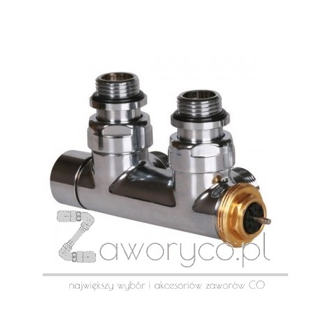 Zawór termostatyczny 50 mm w osi kątowy Zawór termostatyczny 50 mm w osi kątowy